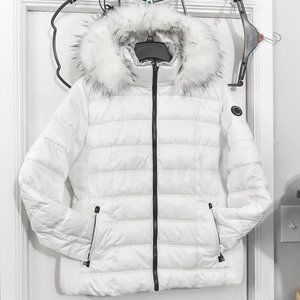 WHITE Nautica women Puffer Jacket